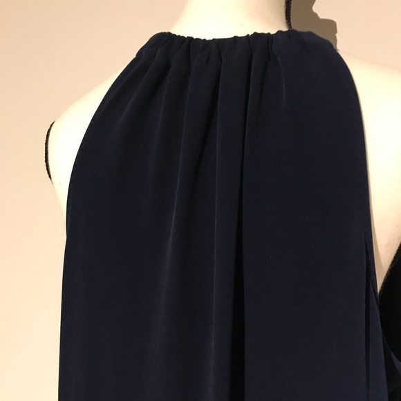 Tahari Sleeveless Tie Neck Blouse - Picture 3 of 6